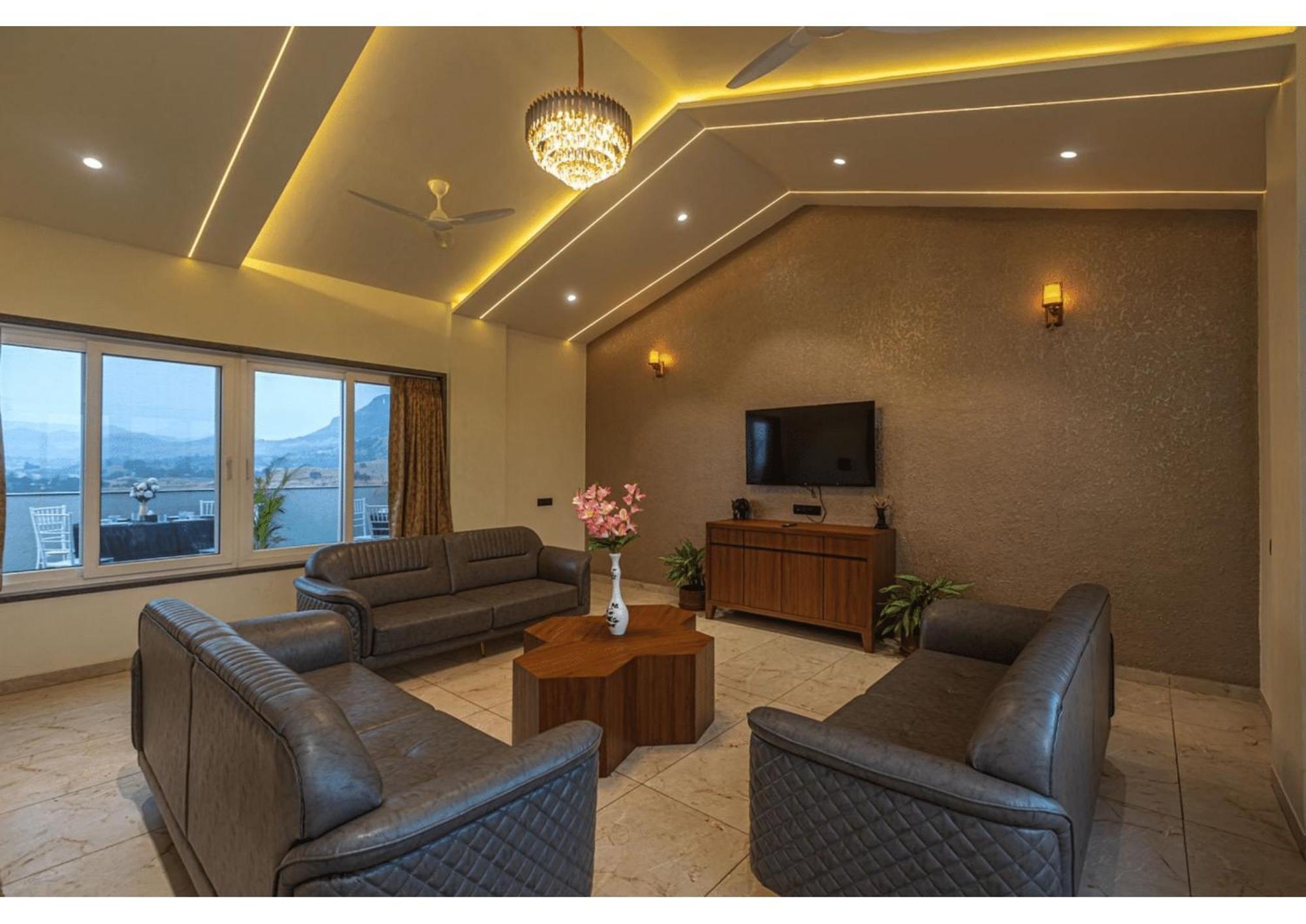 Mountain Glory 8Bhk By Tensorstays, Pool & Theater Igatpuri Extérieur photo